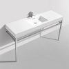 Haus 60 Single Sink Stainless Steel Console With White Acrylic Sink 3.jpg