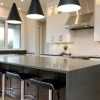 Modern kitchen with Island in Caesarstone 5003 Piatra Grey 2012.jpg