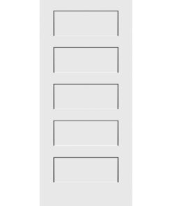 Shaker 5 Panel Solid Core Interior Door 36 inch x 80 inch x 1 38 inch.jpg