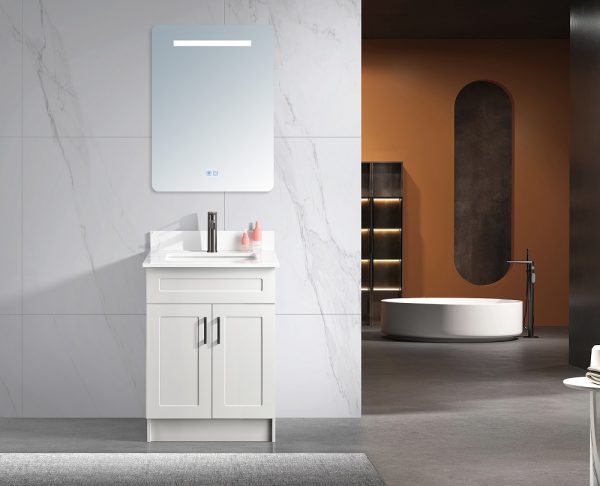 Tesoro 24 Shaker Bathroom Vanity With Quartz countertop MDF 5.jpg