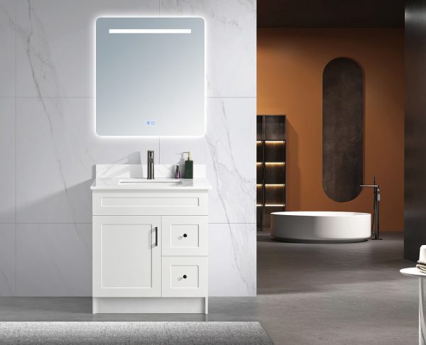 Tesoro 30 Shaker Bathroom Vanity With Quartz Countertop MDF 13.jpg