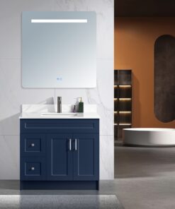 Tesoro 36 Shaker Bathroom Vanity With Quartz Countertop MDF 10.jpg