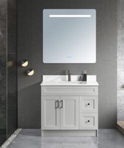 Tesoro 36 Shaker Bathroom Vanity With Quartz Countertop MDF 11.jpg