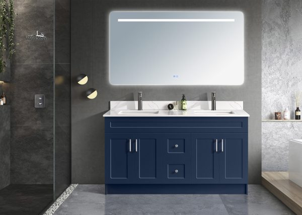 Tesoro 60 Double Sink Shaker Bathroom Vanity With Quartz Countertop MDF 5.jpg