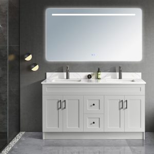 Tesoro 60 Double Sink Shaker Bathroom Vanity With Quartz Countertop MDF 6.jpg