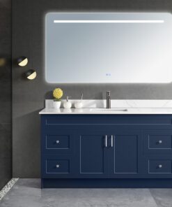 Tesoro 60 Single Sink Shaker Bathroom Vanity With Quartz Countertop MDF 2.jpg