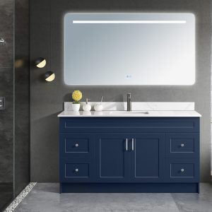 Tesoro 60 Single Sink Shaker Bathroom Vanity With Quartz Countertop MDF 2.jpg
