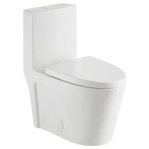 dual flush elongated one piece toilet bowl soft close seat with high efficiency dual flush in white hbdepot 1 (1)