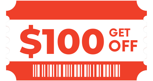 100 off