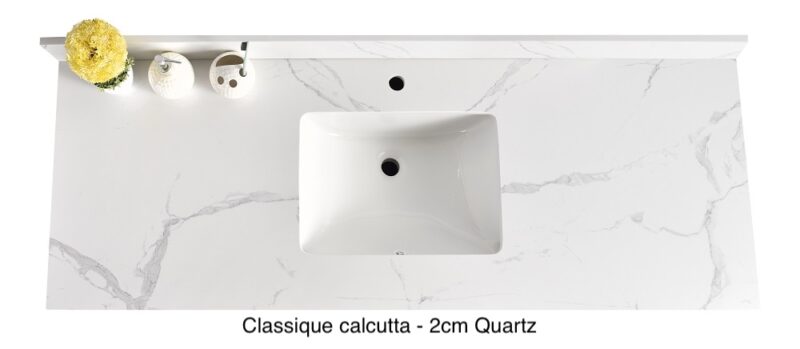 Quartz countertop carrera